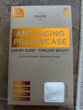 Anti-Aging Pillowcase Set in White - 2 Pack